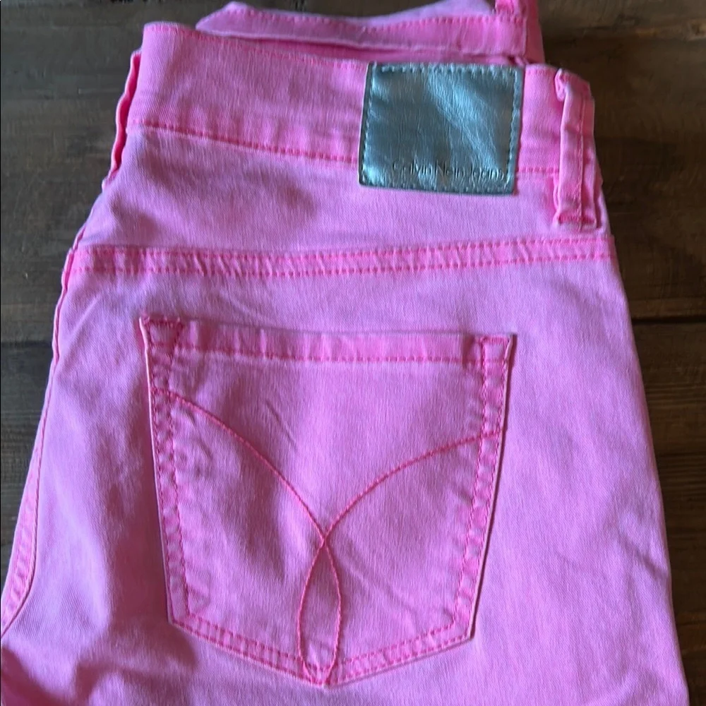 Calvin Klein Pink Skinny Jeans Fashion-Forward Denim - Picture 5 of 5
